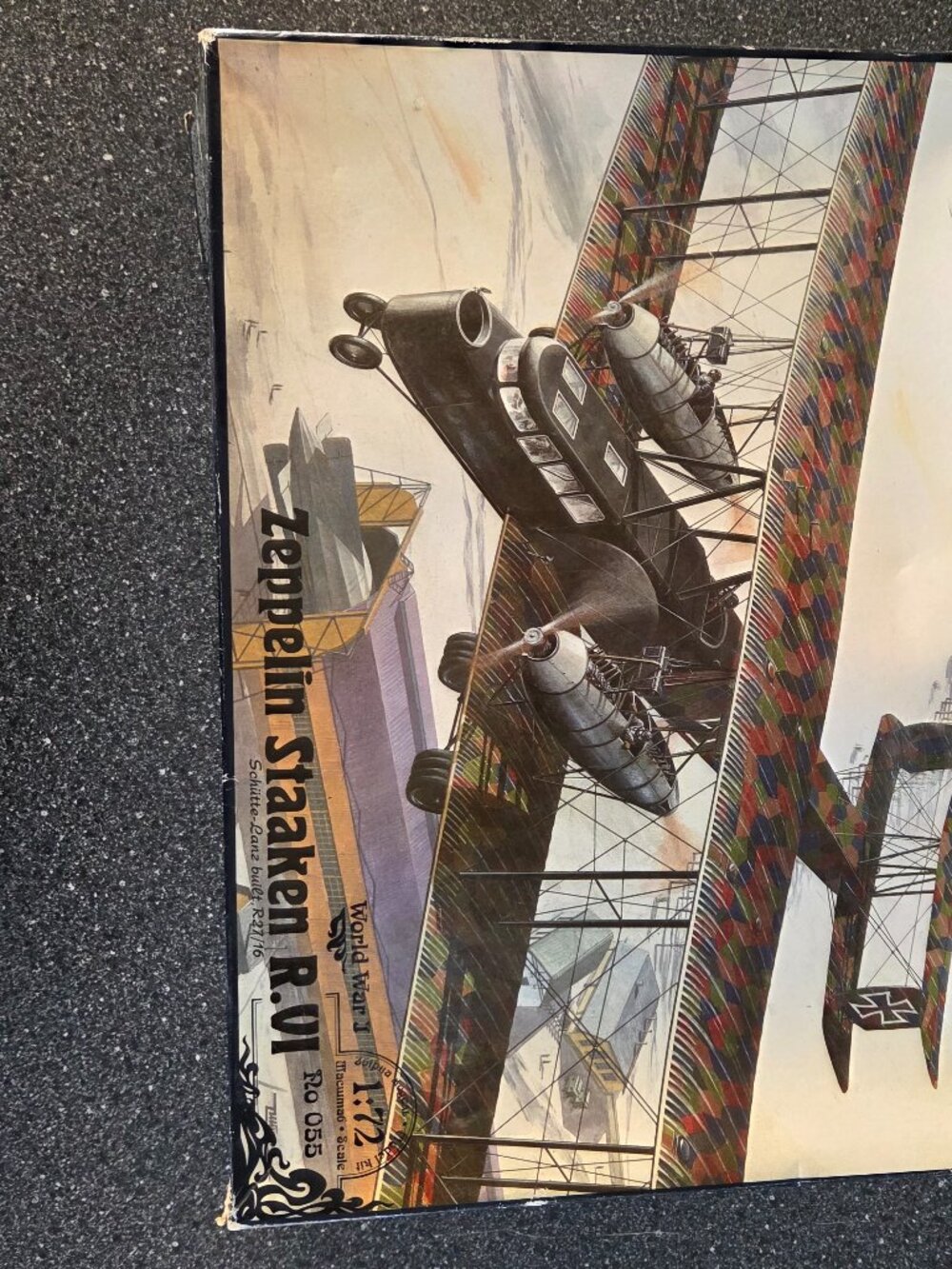Roden, Zeppelin Staaken R.VI German WW1 Bomber 1/72 scale Sealed Contents RARE